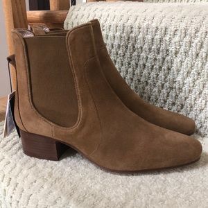 Zara Leather Booties 37